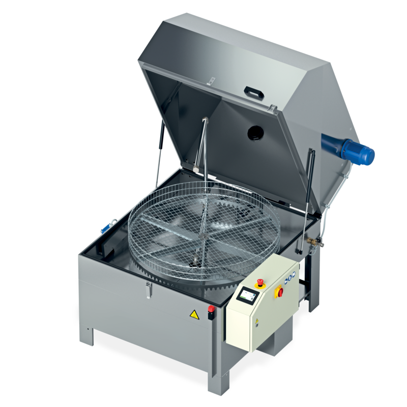 Parts washers with rotary basket, plc and touchscreen - Simplex MEDIUM