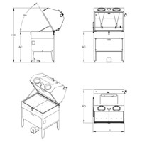 parts washer Teknox LAVAPEN P