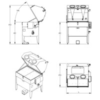 parts washer Teknox LAVAPEN C