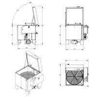 Lavapezzi / Lavametalli Teknox SIMPLEX SMALL