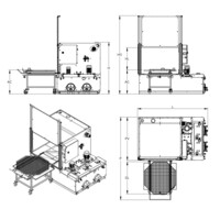 Lavapezzi  / Lavametalli industriale Teknox  ROBUR 2B