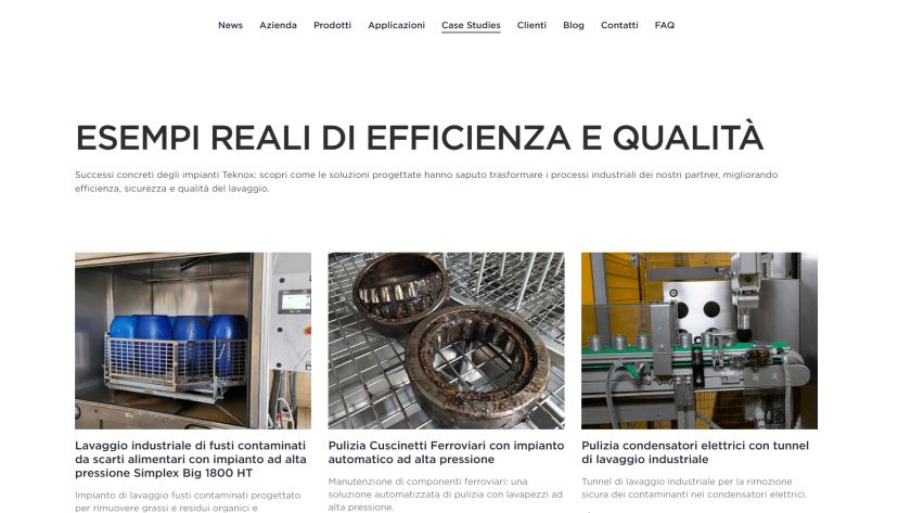 Teknox espande la propria presenza internazionale con nuovi siti web dedicati in italiano, inglese, francese, tedesco e spagnolo