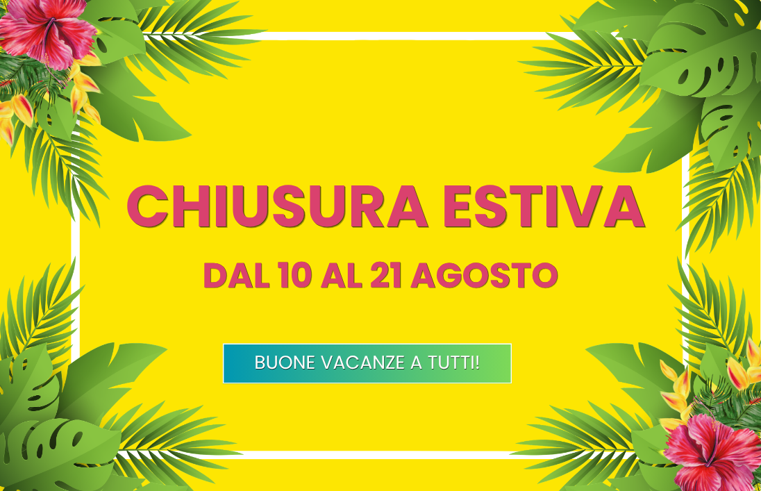 Comunicazione chiusura estiva: buone vacanze da Teknox!⛱️ 1 Chiusura estiva