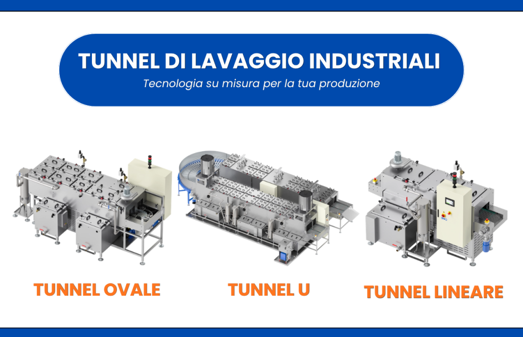 Tunnel di lavaggio industriali